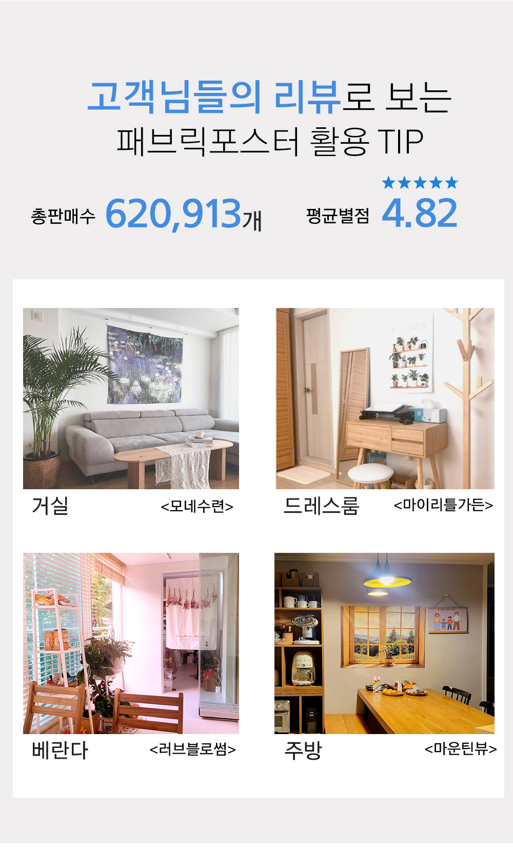 상상후 패브릭포스터 리뷰