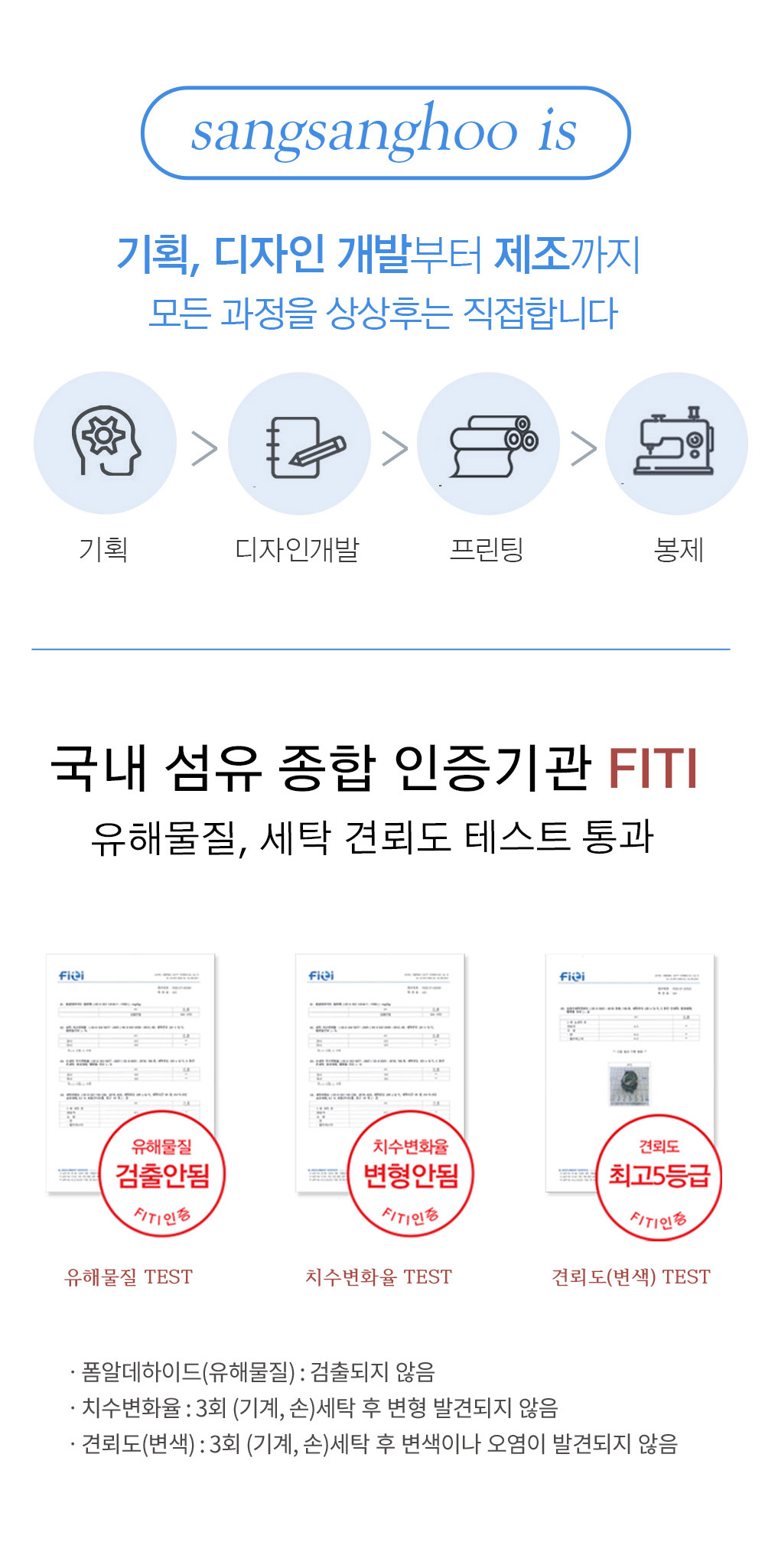 상상후 패브릭포스터 인증서류