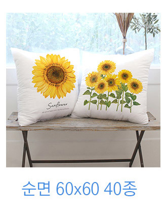 상상후 쿠션커버 순면 60x60 모음전