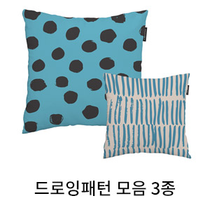 상상후 쿠션커버 드로잉패턴