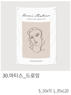 상상후 패브릭포스터 마티스 드로잉