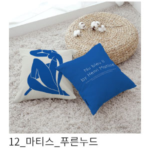 쿠션커버 마티스 푸른누드