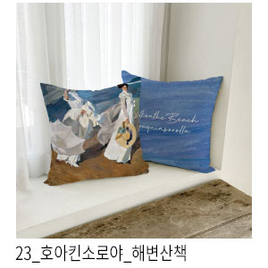 쿠션커버 호아킨소로야 해변산책