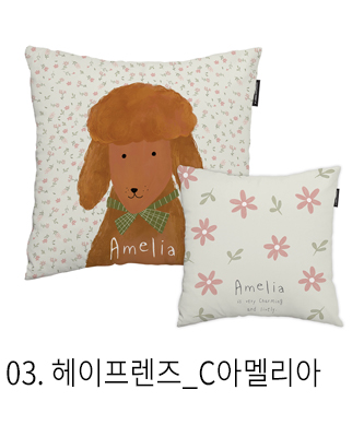 쿠션커버 헤이프렌즈 c아멜리아