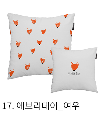 쿠션커버 에브리데이 여우