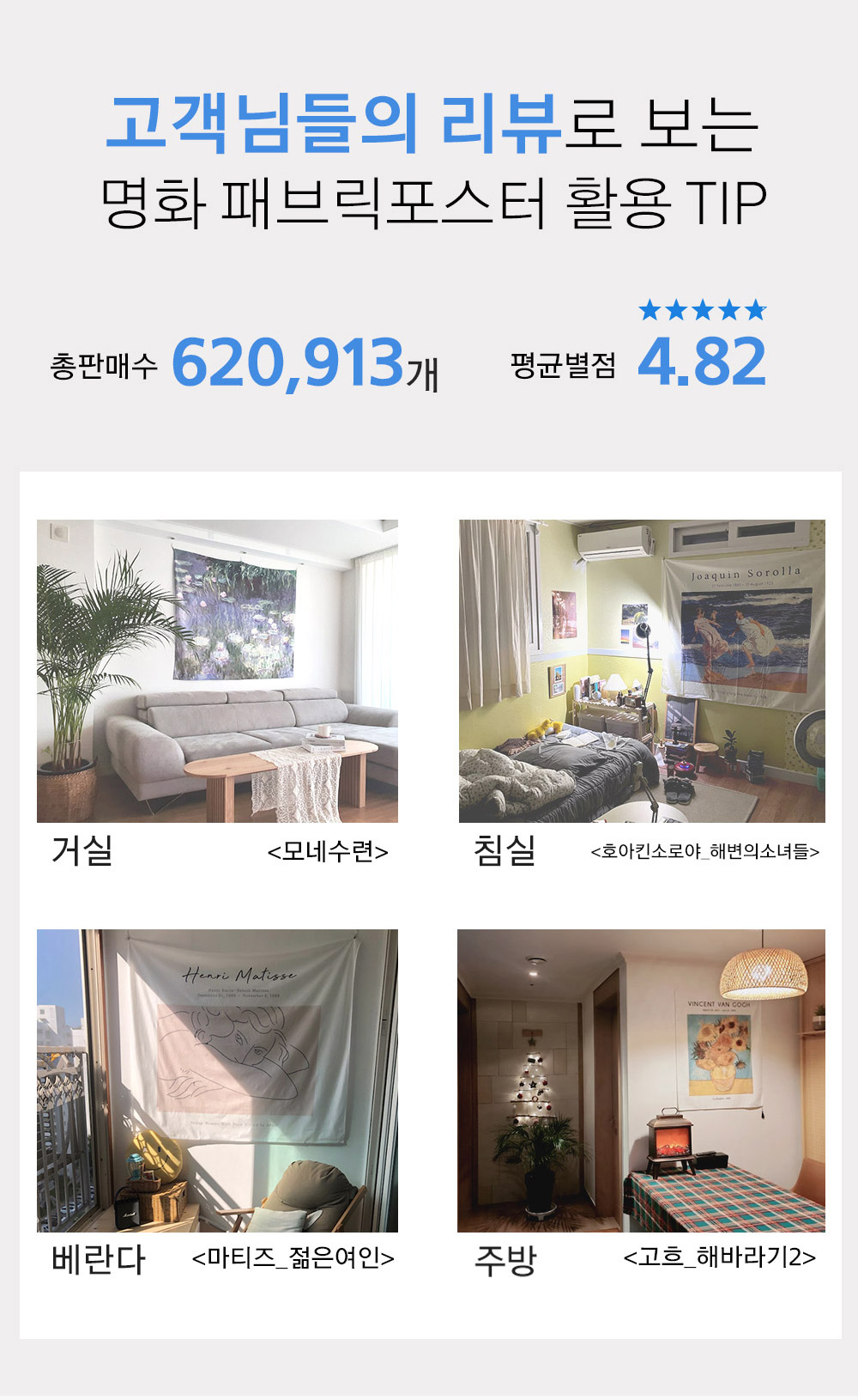 상상후 패브릭포스터 리뷰
