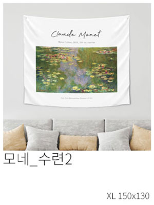 패브릭포스터 모네 수련2