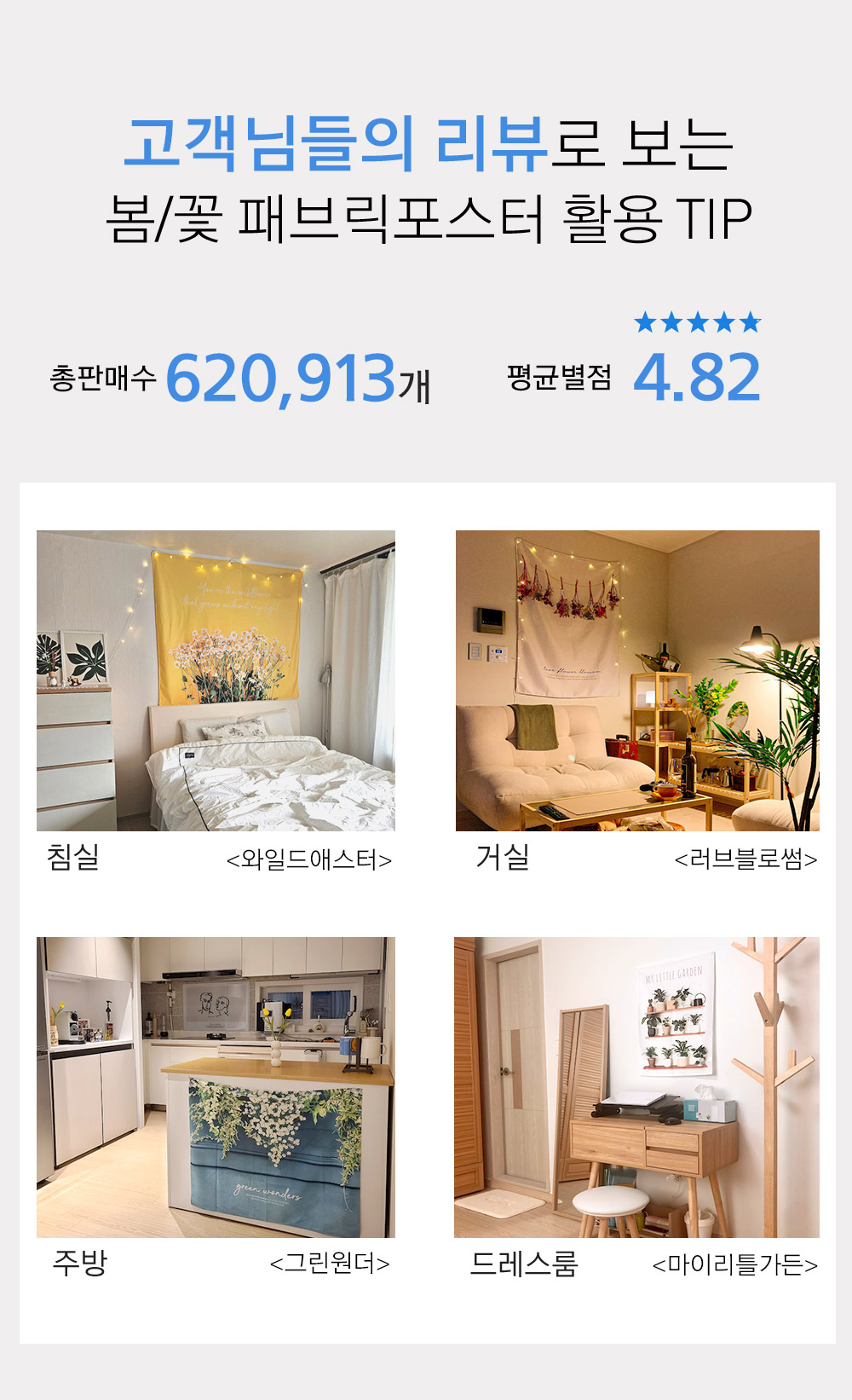 상상후 패브릭포스터 리뷰