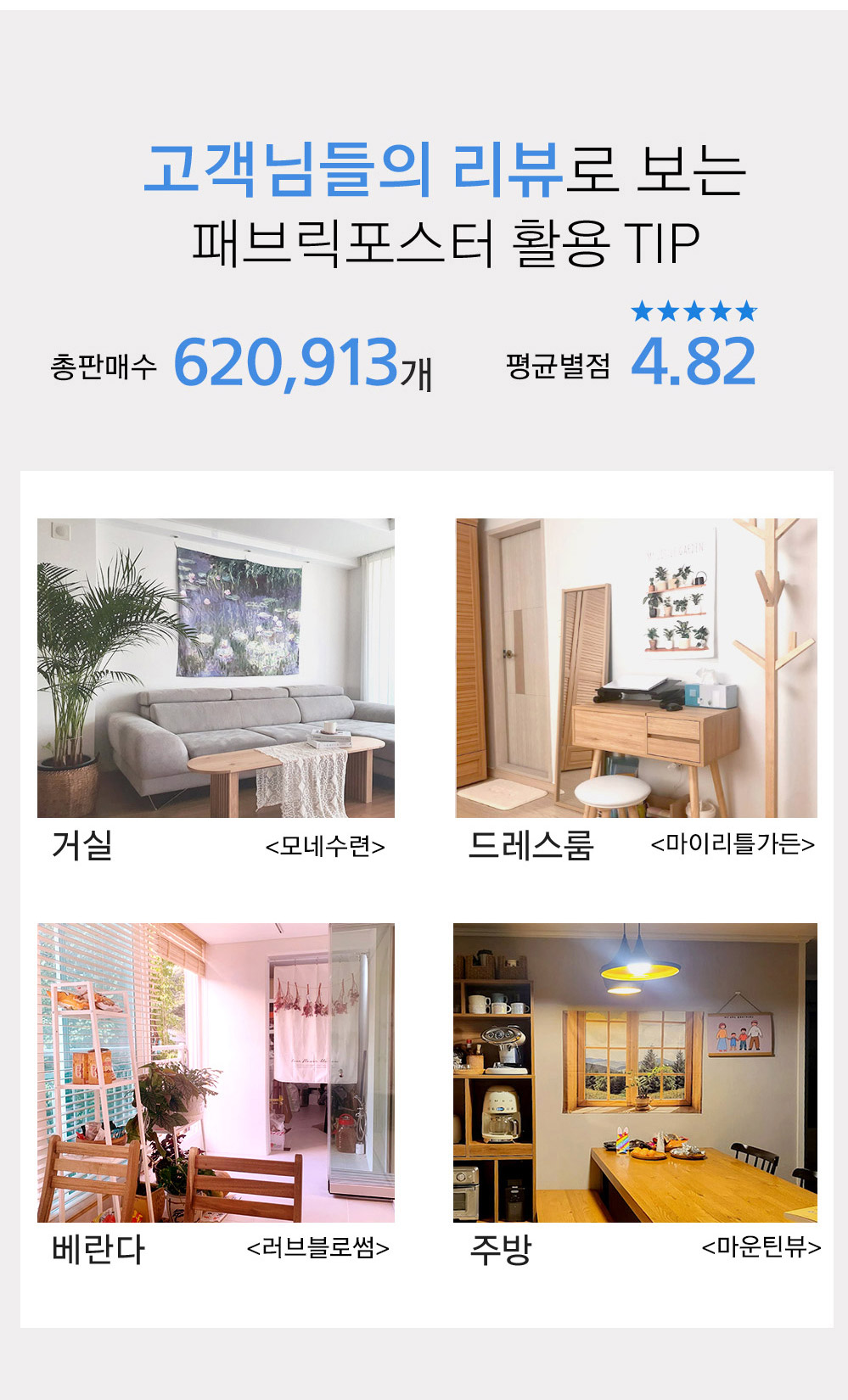 상상후 패브릭포스터 리뷰