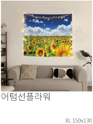 패브릭포스터 어텀선플라워