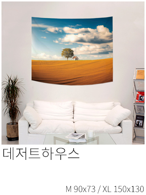 패브릭포스터 데저트하우스