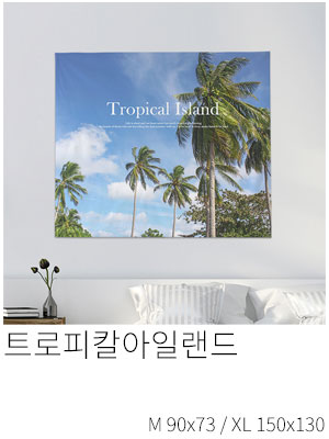패브릭포스터 트로피칼아일랜드